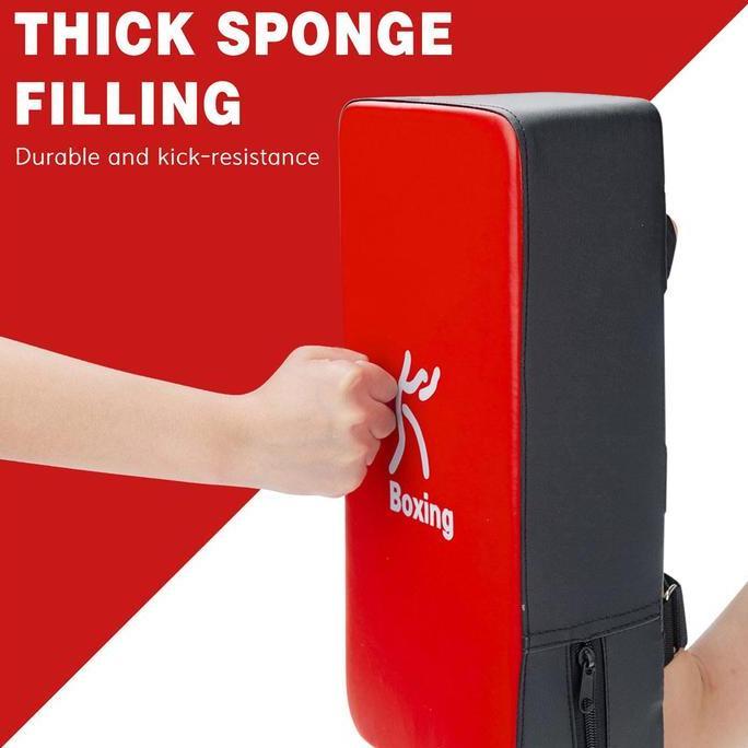 Sepasang 2 Karate Taekwondo Boxing Kick Punch Pad Shield Premium Alat Samsak Tinju Dari Kulit Sintet