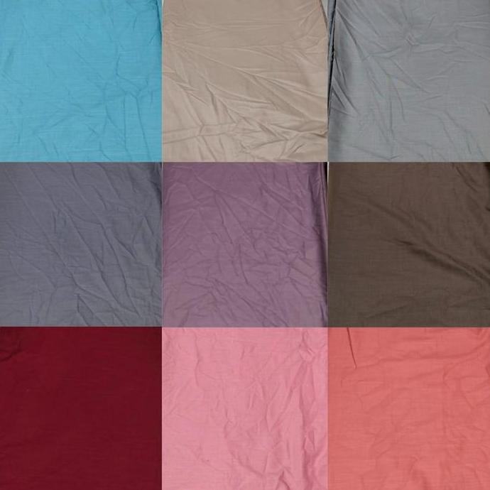 Lansungkirim- Kain Meteran Katun Ima, Kain Gamis Kain Katun Ima Platinum Biru Coklat Abu Kemeja