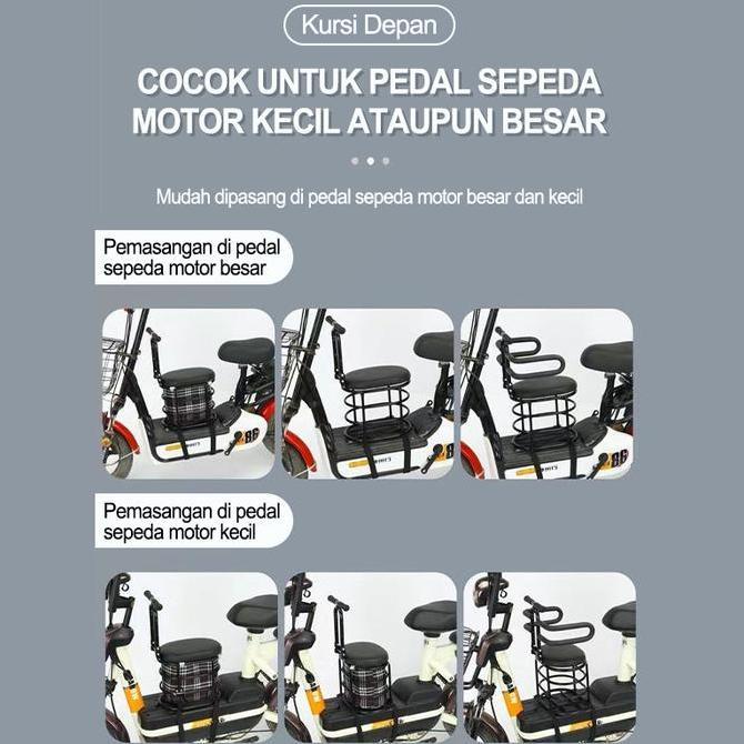 Kursi sepeda motor anak / kursi pengaman anak / Kursi depan Bayi Dudukan Boncengan [terbaik]