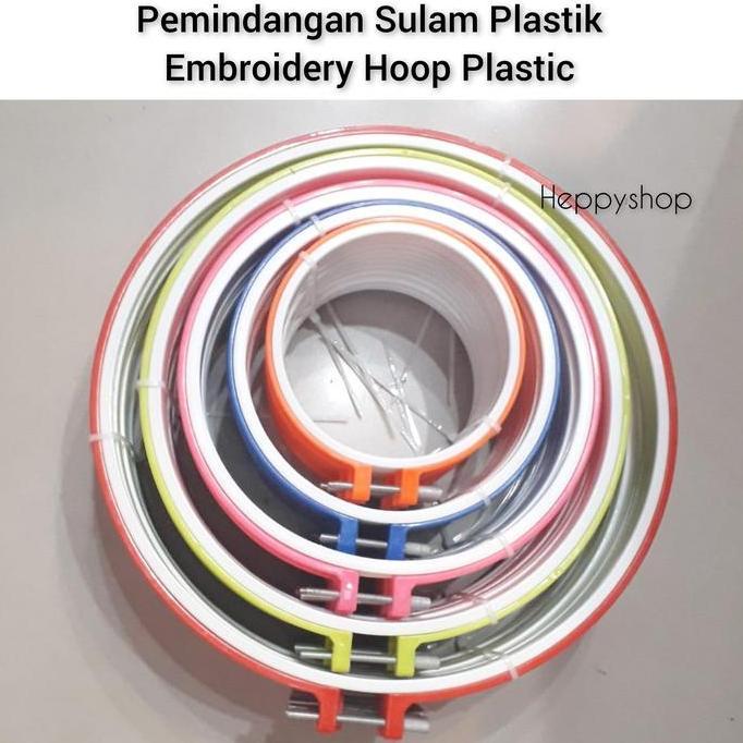 #####] Pemindangan Sulam Plastik Embroidery Hoop Plastic