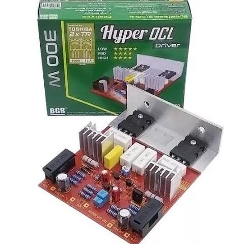 Kit Power Amplifier HYPER OCL Mono +TR TSHB Asli 300Watt Power Hyper OCL Driver 300 WATT BELL TERBAT