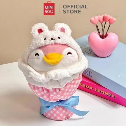 Lucuu- Miniso Toy - Miniso X Mini Family Boneka Plush Toy Little Bouquet Buket Kecil Boneka Lucu Kai