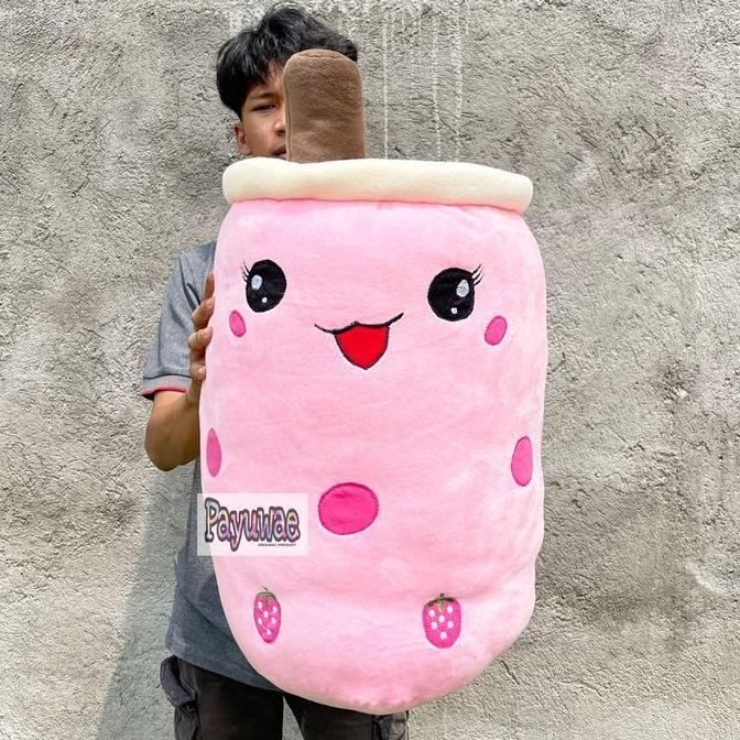 Lucuu- Boneka Boba Super Jumbo 70Cm Mainan Anak Kado Set Ulang Tahun