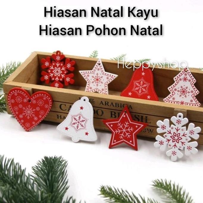 ~@~@~@~@] Hiasan Natal Kayu, Hiasan Pohon Natal, Hiasan Hampers Natal