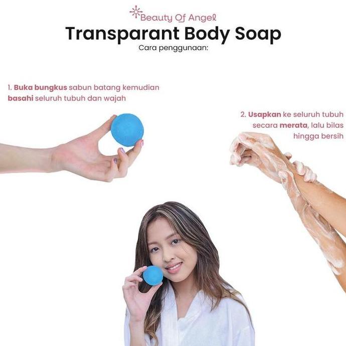 Wassw- [Dr Richard Lee Approved] Beauty Of Angel Special Bundling Premium Body Wash Petal + Glow Soa