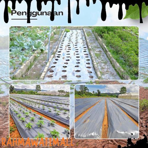 Plastik Mulsa Kemasan Hitam Perak Lebar 80 / 100 / 120 / 160 / 200 Kemasan 1 kg Harga Grosir