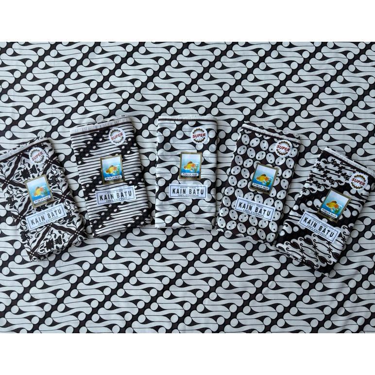 Bergaransi Kain Panjang Jarik Putih Halus Pekalongan 205X105Cm