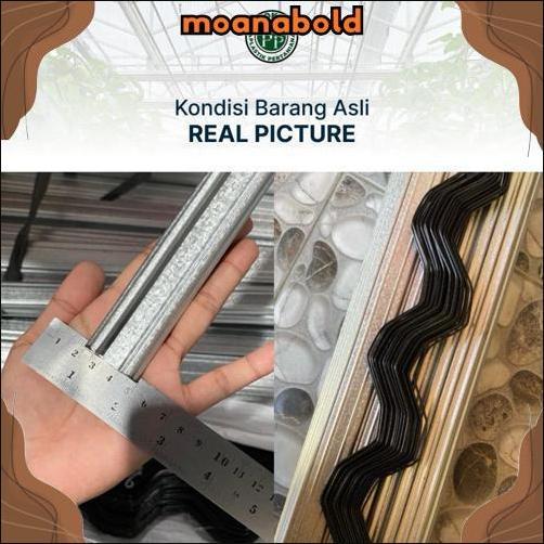 Spring Clip 2 Meter Alat Penjepit Plastik UV Green House Klip Hidroponik/Clip Spring Wire 2 Meter Mu