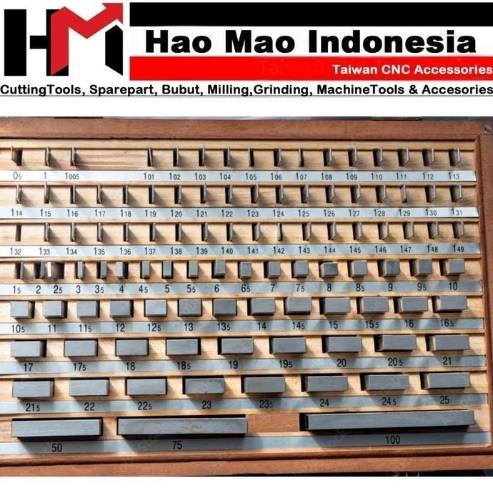Block Gauge 103Pcs/Set 1 Grade 0 Grade Caliper Block Gauge Ernz