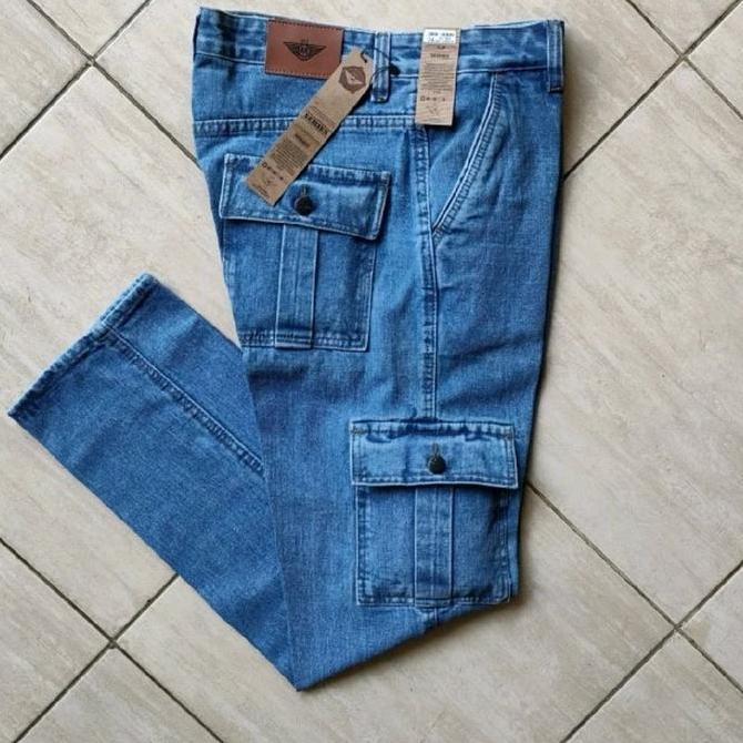 Celana Panjang Cargo Jeans Pria / Celana Cargo Jeans Panjang Pria / Celana Cargo/Gunung Panjang Baha