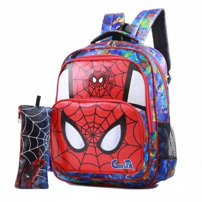 tas anak laki laki spiderman sd Original GARSEL GWI 6503