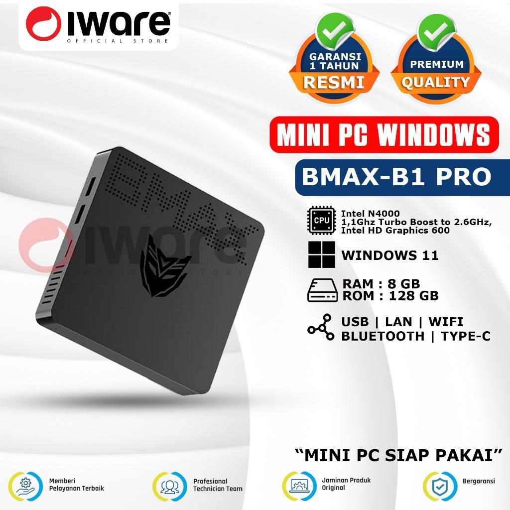 Iware Mini Pc Bmax Celeron | Intel I3 | Intel I5 Windows 11 Free Braket Pc