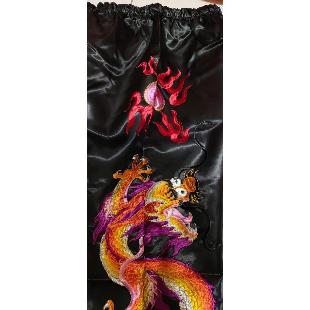 celana tatung hitam - naga