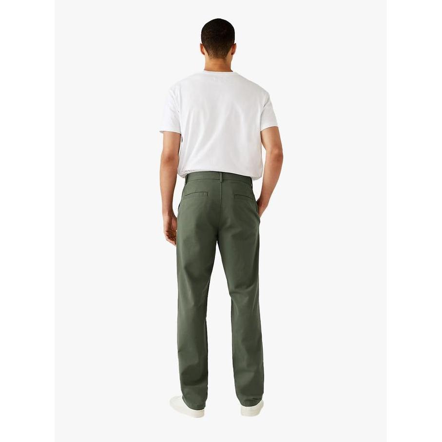 M&S - Celana Chino Pria - Regular Fit Ultimate Chino - Khaki, 32-38