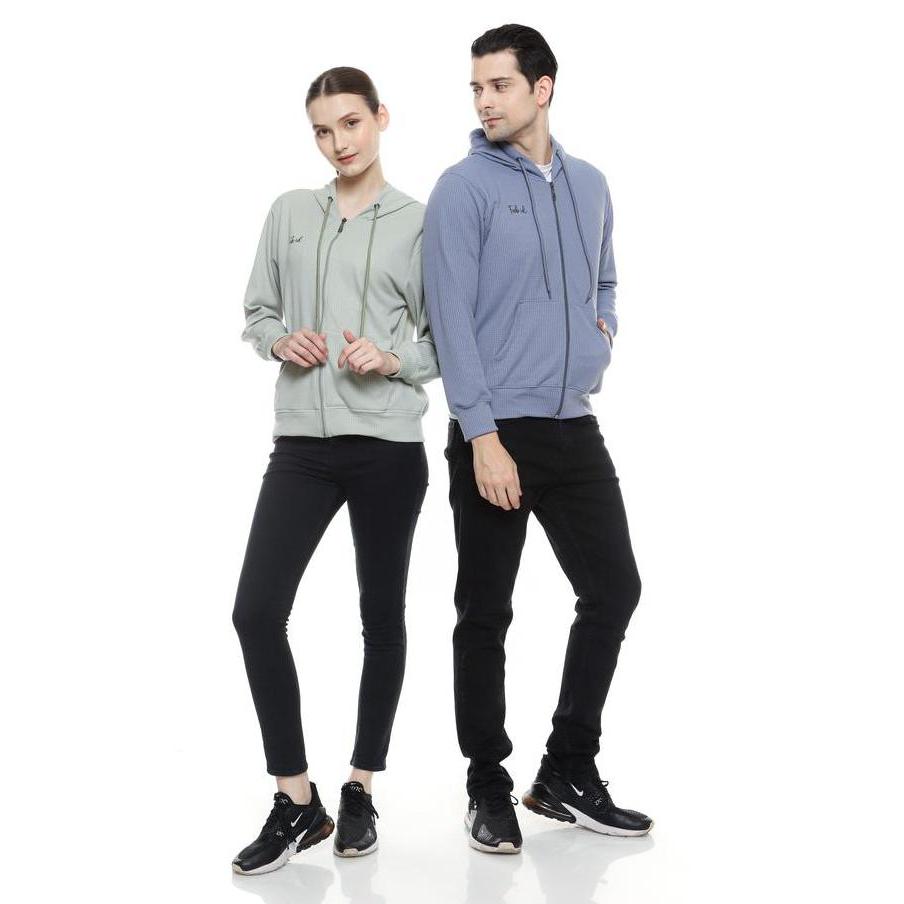 FREE ONGKIR FUB V2 HOODIE ZIPER WAFFLE KNIT HIGH QUALITY UNISEX KNIT WEAR