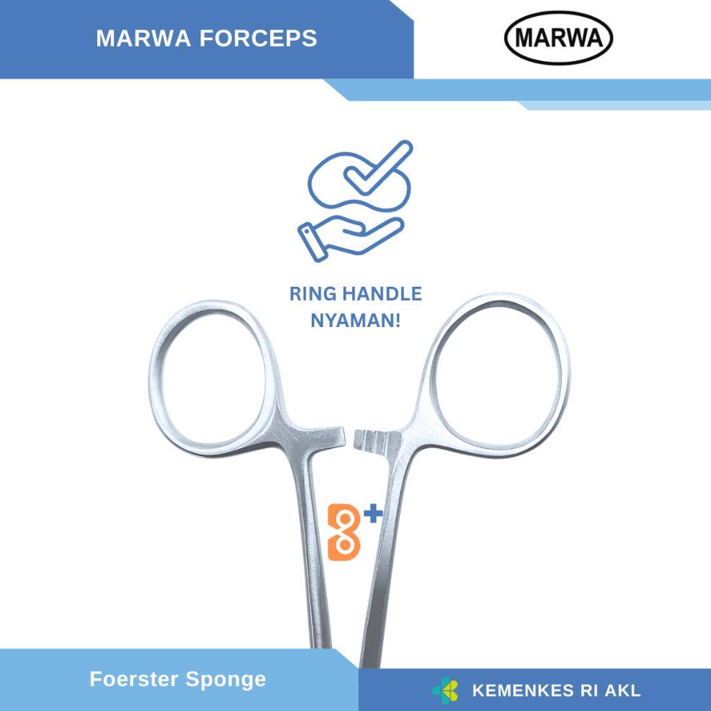 Foerster Sponge Holding Forceps / Klem Kasa Forcep Forsep Forsep Spons