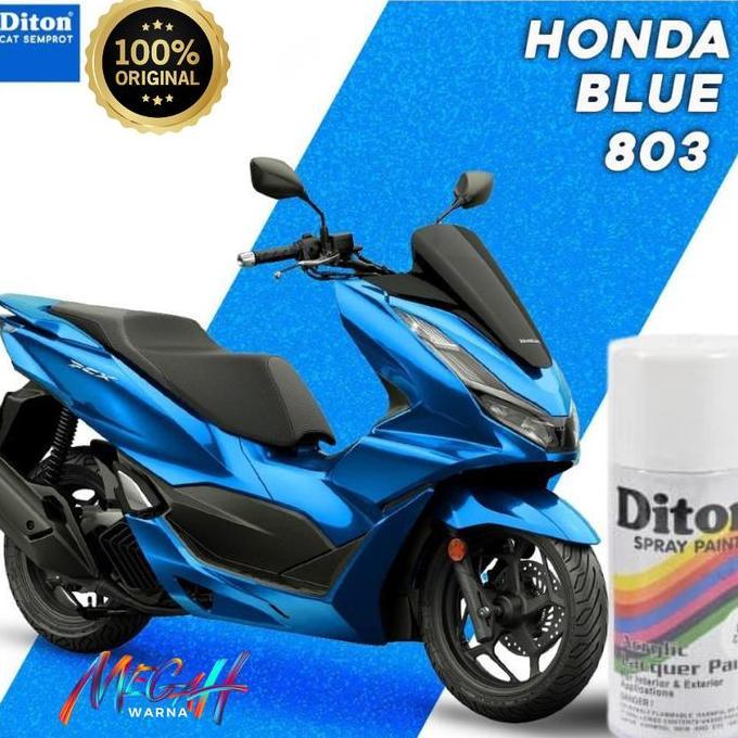 Wrnawrni- Cat Pilox Diton Candy Tone Blue 803 300Cc Warna Honda Biru Metalik