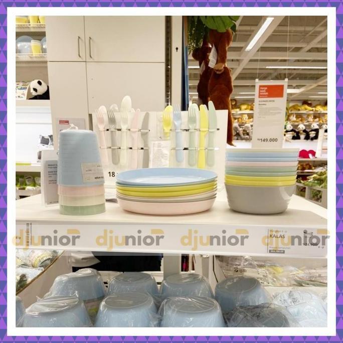 New- Kalas Gelas Piring Mangkok Sendok Garpu Pisau / Perlengkapan Peralatan Makan - Ikea
