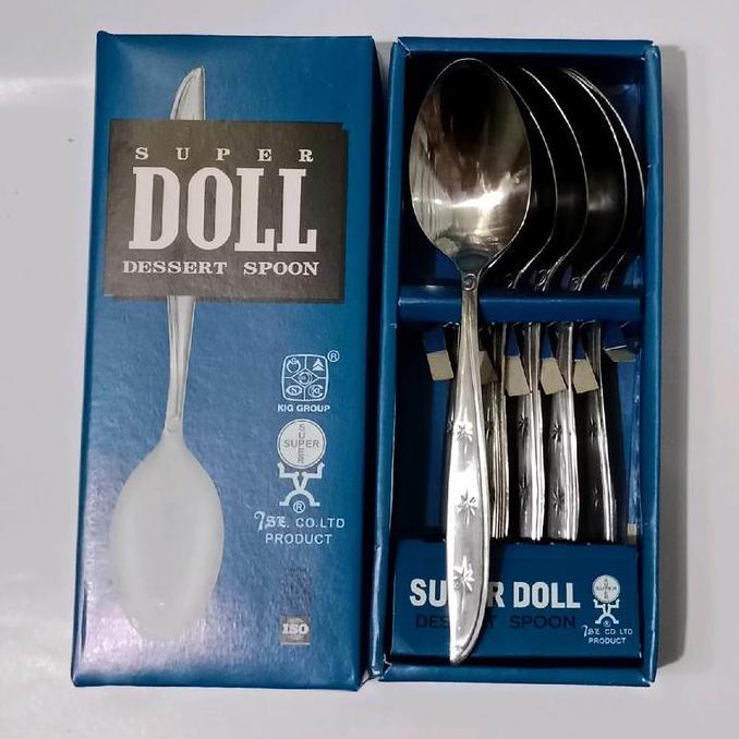 New- Sendok Makan Super Doll - Sendok Doll - Sendok Stainless Super Doll Kitchenware