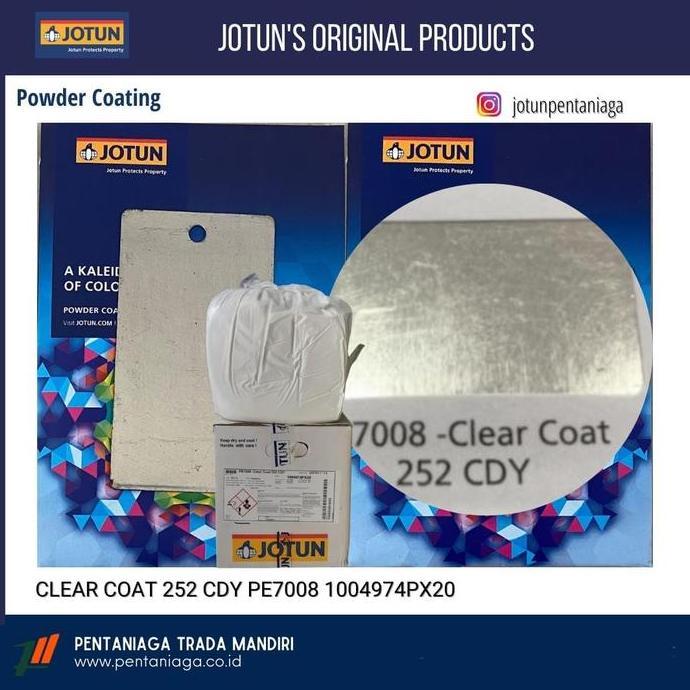 Wrnawrni- Powder Coating Jotun Clear Coat 252 Gloss 1004974Px20 Paint