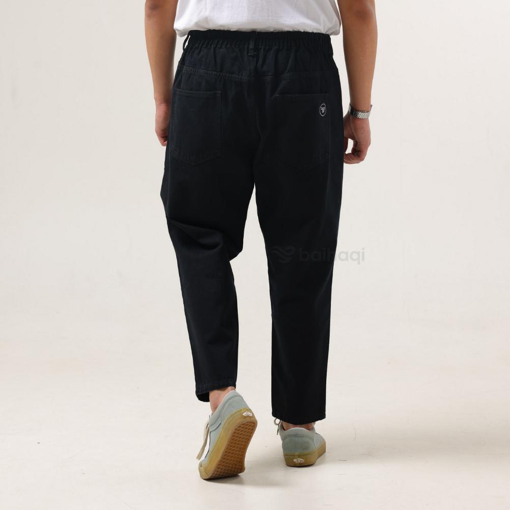 Terlaris Baihaqi Sirwal Denim Hamra Hitam Bss1C