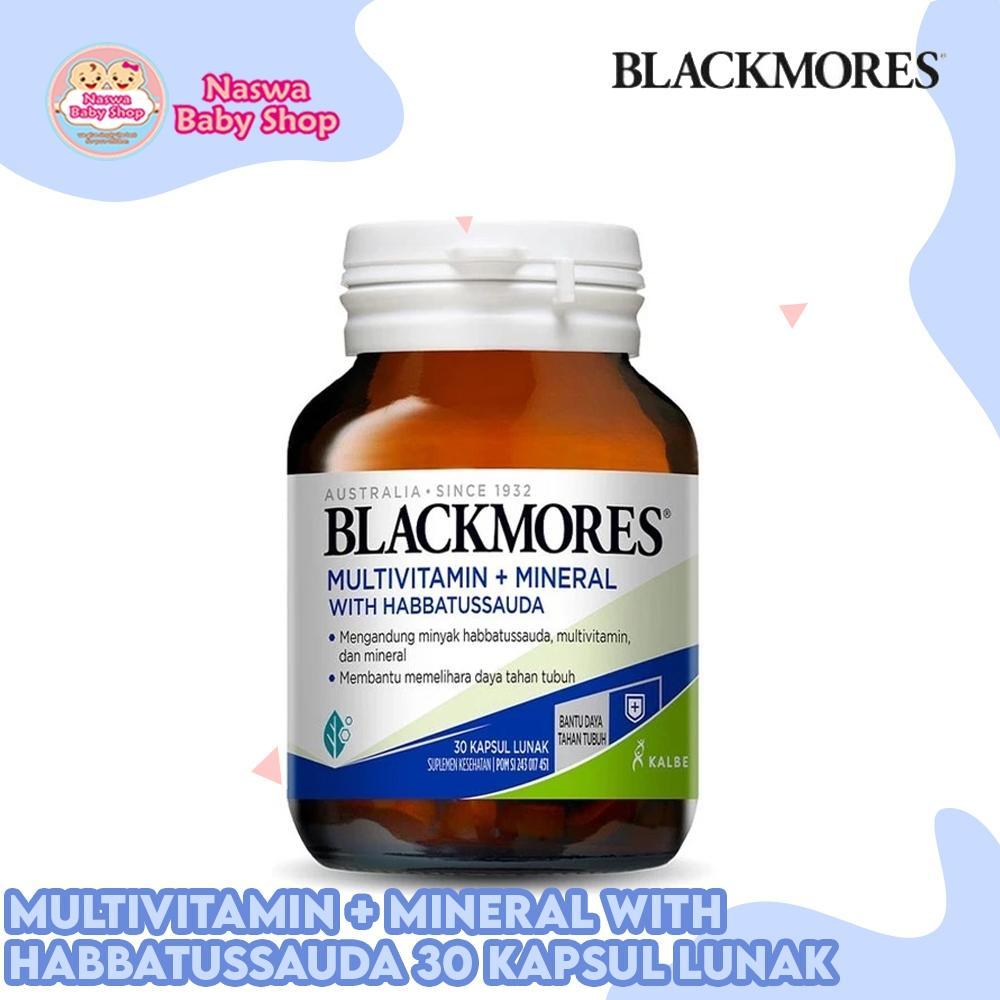 Blackmores Multivitamin + Mineral With Habbatussauda 30 Kapsul Lunak