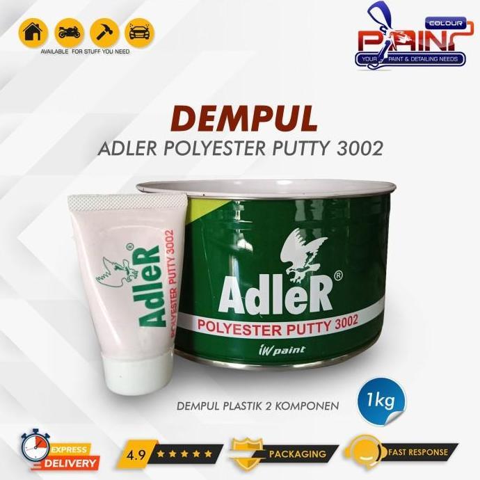 Wrnawrni- Dempul Adler Polyester Putty 3002 / Dempul Plastik 2 Komponen