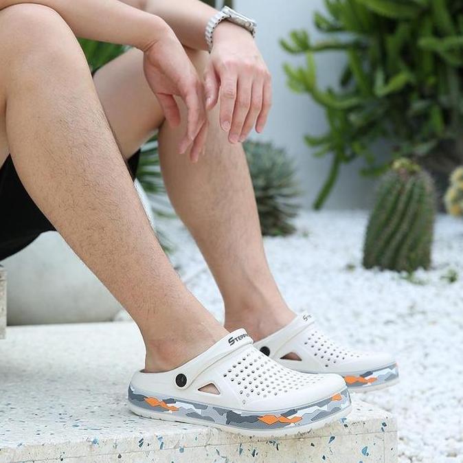 BEST SELLER STEPPING SANDAL KODOK PRIA DEWASA SANDAL  SLIP ON SANDAL EVA BERKUALIATAS RINGAN  SENDAL