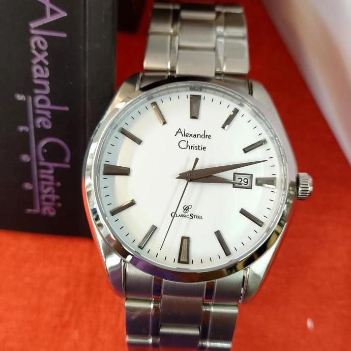 Jam Pria Orinal Alexandre Christie Ac 8515 MD All Steel