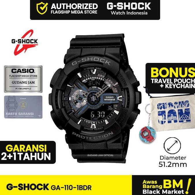 G-Shock GShock GA-110-1BDR GA-110-1B GA-110 GA110 GA1101BDR