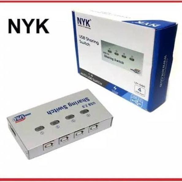 Nyk Auto Switch Printer 4Port/USB Sharing Switch Printer 4Port