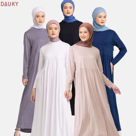 Sale Inner Dress Laudya Dauky Gamis Bahan Kaos