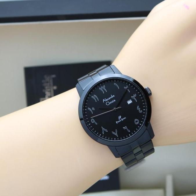 JAM TANGAN PRIA ALEXANDRE CHRISTIE AC 1024 AC1024 BLACK ORINAL MURAH