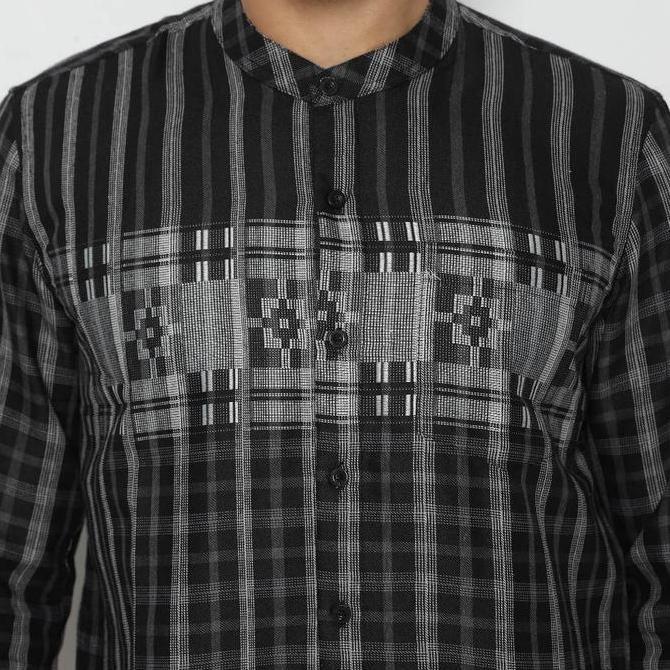 Platini Kemeja Koko Pria Lengan Panjang Katun 961236