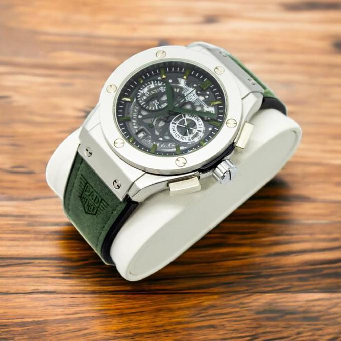 PAD HENER LEXICON Jam Tangan Pria Orinal Anti Air Tali Kulit Quartz + Kotak Eksklusif