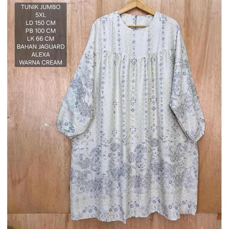 Tunik Jumbo Ld 150 Cm Model Kekinian - Jane Tunik