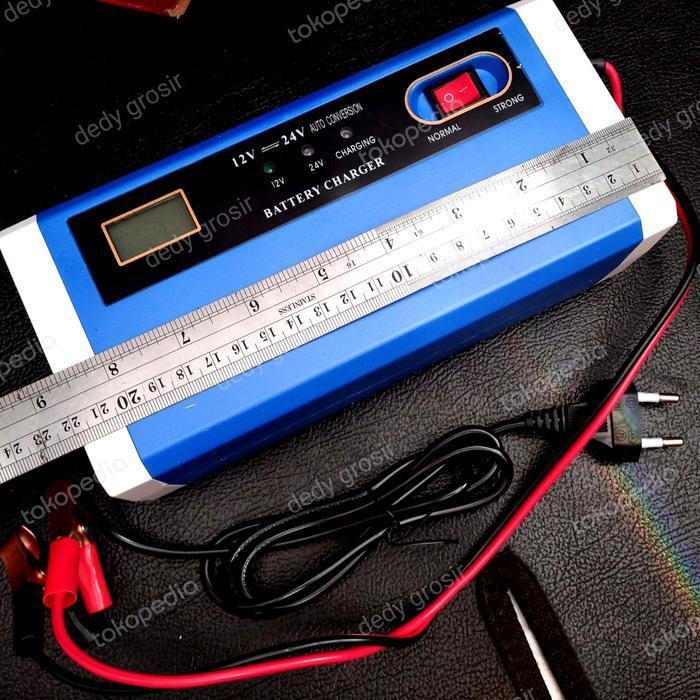 Cas Aki Mobil Motor Cas Aki 10A 10 Ampere Charger Aki 12V 24V 10A Original Dan Terpercaya