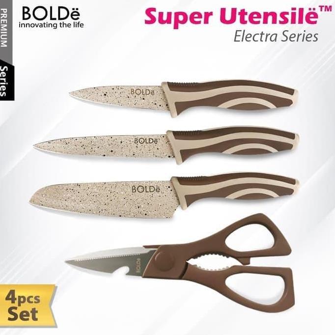 Pisau Bolde Pisau Set Bolde Super Utensile Electra Series Pisau Dapur