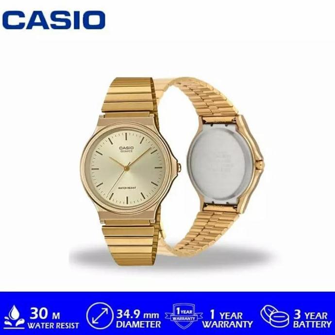 JAM CASIO UNISEX MQ24G / MQ-24G-9E ORINAL BERGARANSI