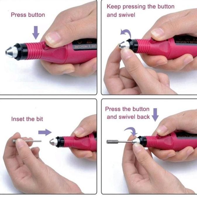 Mini Grinder Bor Mini Ukir Alat Ukir Grafir Mesin Kikir Amplas/Nail Drill Grinding Machine/set mini 