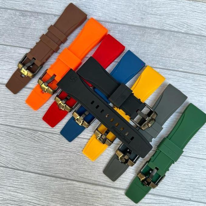 COD Tali Jam Karet Silikon Alexandre Christie Original, Strap Rubber Alexandre Christie Original