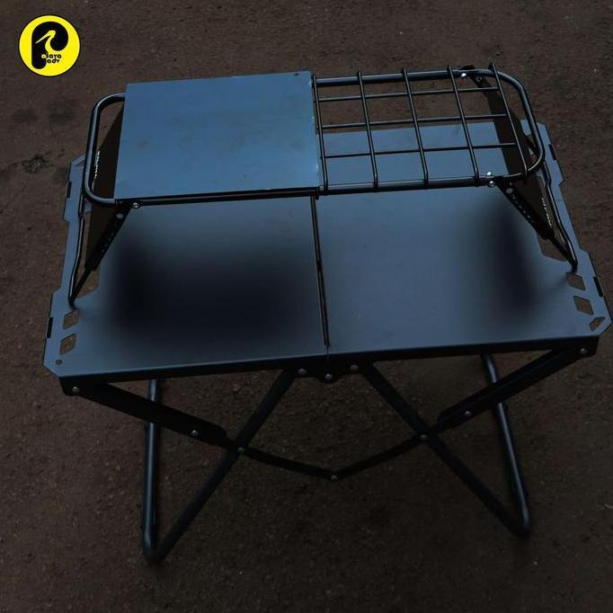 Cichlid Meja Lipat Portable Outdoor Portable Meja Kemping Lipat Outdoor Bahan Logam Meja Outdoor Lip
