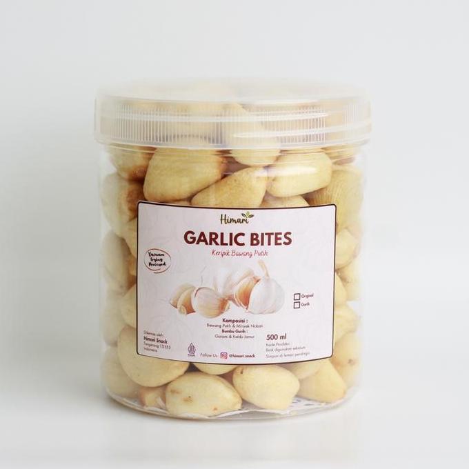 OBRAL Garlic Bites keripik bawang putih produk lokal by Himari Snack