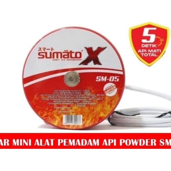 Sumato X Sm-05 Apar Mini Pemadam Api Otomatis Garansi 3 Tahun Apar Mobil Apar Ekskavator Apar Panel 