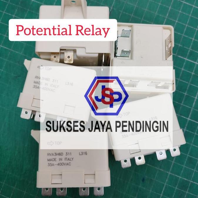 Miliki Potential Relay Rva3H6D 311 35A - 400Vac