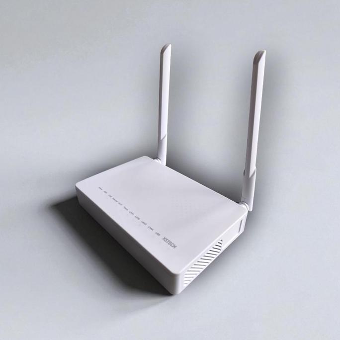 BEBAS ONGKIR - Modem ONT XPON XS F609 V9 GPON/EPON Baru dengan Firmware ZTE V9 Dilengkapi Adaptor 12