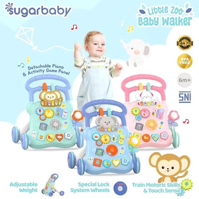 JANJUKO_3  - MOMS_ SUGARBABY MYCIRCUS WALKER ACTIVITY WALKER PUSH WALKER | SUGARBABY LITTLE ZOO / AC