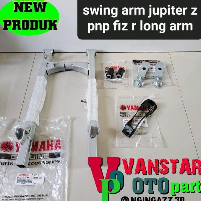 SWING ARM JUPITER Z PNP FIZ R F1Z R FORCE1 LONG ARM WARNA SILVER ORIGINAL DAN TERPERCAYA