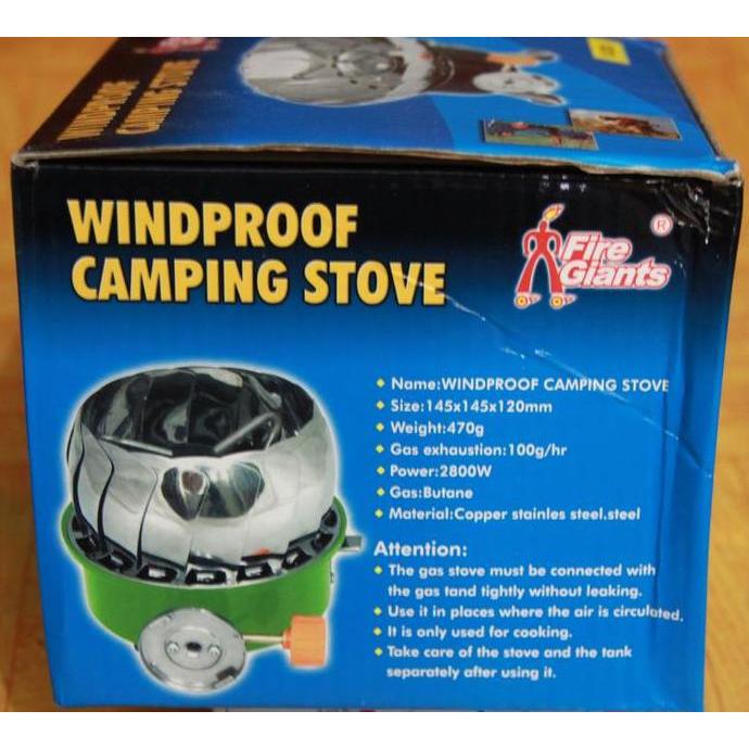 Kompor Gas Kecil Portable Windproof