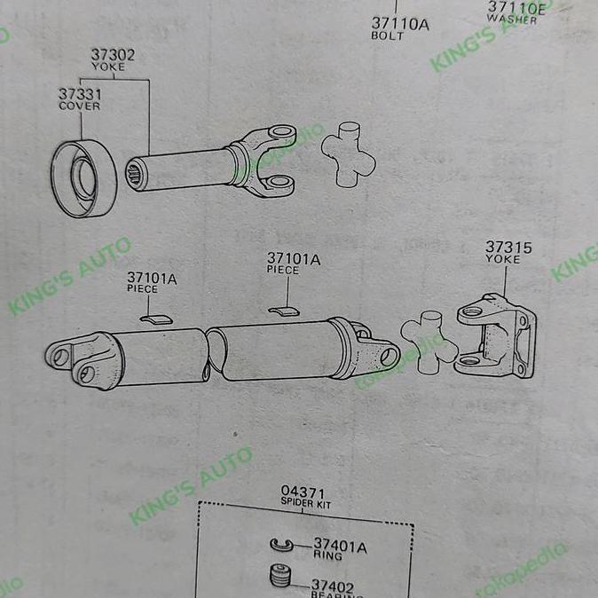 FLANGE + JOINT KOPEL KIJANG KAPSUL 1997-2003